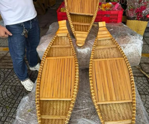 Bote Tradicional de Bambú Natural, Acabado Natural, Exportación de Alta Calidad de Vietchoice - Product Image 4