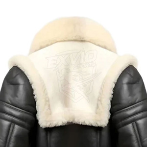 High Quality Custom New Fashionable <b>Shearling</b> <b>Jacket</b> <b>for</b> <b>Men</b> Lightweight <b>Men</b> Winter <b>Jacket</b> - Product Image 5