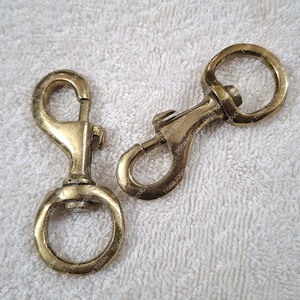 Solid Brass Swivel <b>Snaps</b> Bolt <b>Snap</b> Clip Eye <b>Snap</b> <b>Hook</b> Dog Collar Clip TIGER TOUCH TT-7924 - Product Image 6