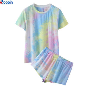 Conjunto de Shorts Tie Dye Cómodo y Unisex, Nueva Colección de Verano, Personalizado, Conjunto Deportivo para Hombre, Talla Grande, Transpirable - Product Image 3