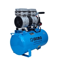 Compresseur d'air silencieux sans huile portable 30 L, moteur à piston, alimentation 220 V CA, garantie 1 an pour inspection vidéo LAXMO