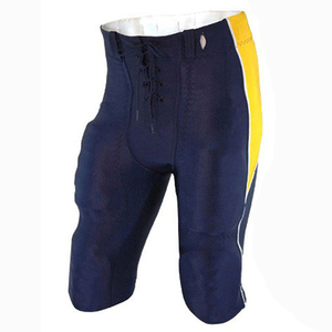 Ensemble de maillot et pantalon de football américain personnalisé par sublimation, noir et vert, numéro 23, pour homme adulte, respirant, en polyester - Product Image 6