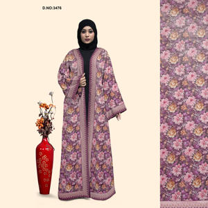 Suministro Directo de Fábrica: Abaya Ligera de Verano con Mangas Largas, Diseño Elegante y Modesto, Disponible para Exportación - Product Image 3