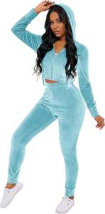 Sudadera con capucha de forro polar de 350 g/m² con cremallera completa y forro de sherpa para mujer, estilo oversize, con cremallera bidireccional. - Product Image 5