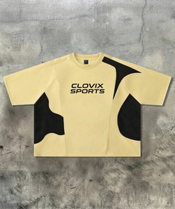 Fournisseur en gros de t-shirts pour hommes à coupe ample, design imprimé en relief, vêtements streetwear, CLOVIX SPORTS personnalisé - Product Image 4