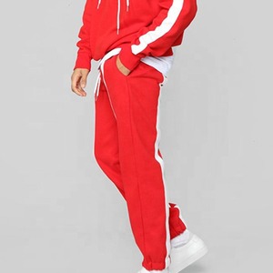 Custom Printed Polyester/Cotton Two-Piece Men's Windbreaker Waterproof Tracksuit <b>Jacket</b> <b>Short</b> Sweatsuit Set Spring Casual Stand - Product Image 3