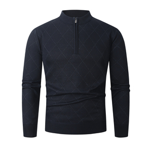 Suéter de Punto Personalizado con Logotipo para Hombre, Jersey Cálido de Invierno, Tejido Suave, Manga Larga, Diseño Casual, Cómodo y Elegante para Oficina - Product Image 1