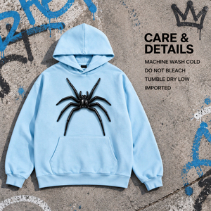 Sweat à capuche vintage streetwear surdimensionné, effet usé, lavage à l'acide, 100% coton, automne, pour homme, design de qualité supérieure - Product Image 6
