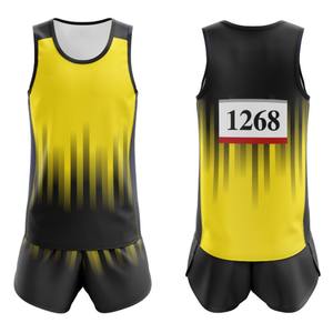 Tenue d'athlétisme légère et respirante pour l'été, imprimée, avec logo personnalisé, en polyester/coton, fabriquée au Pakistan - Product Image 4