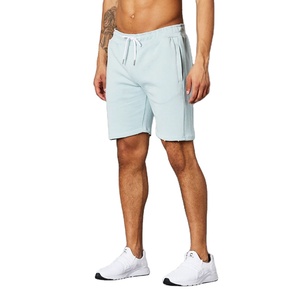 Shorts décontractés pour hommes Exoro Apparels, en coton blanc tricoté, avec cordon de serrage, couleur unie, respirants, taille mi-haute, style jogger - Product Image 5