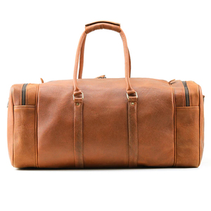 Sac de voyage sport en cuir véritable marron unisexe de taille cabine, qualité supérieure, moderne, directement du fabricant - Product Image 2