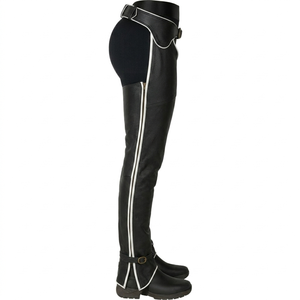 Guêtres complètes en cuir véritable de qualité supérieure, unisexe, vente en gros, équipement de protection pour l'équitation, personnalisable - Product Image 5
