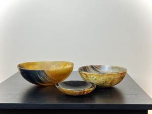 Bol en corne de buffle naturelle, magnifique, poli à la main, durable, pour une dégustation élégante et une décoration de fête, cadeau unique et écologique - Product Image 6
