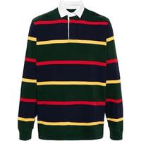 Camisetas Polo a Rayas de Excelente Calidad para Hombre, Corte Ajustado, Logotipo Bordado Personalizado, Manga Larga, Ropa Masculina 2026