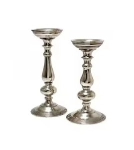 Support à bougie en métal vintage, élégant porte-bougie, centre de table, accent décoratif pour l'intérieur de la maison - Product Image 2