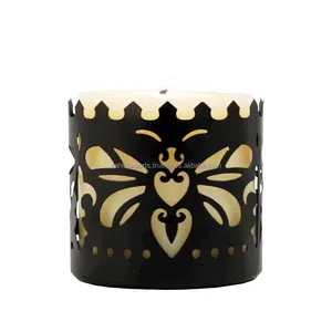 Cúpula de candelita Rainbow Shine con efecto de luz degradado Colección Grandmaster de lujo Portavelas de metal Hecho por Zahid Exports - Product Image 3