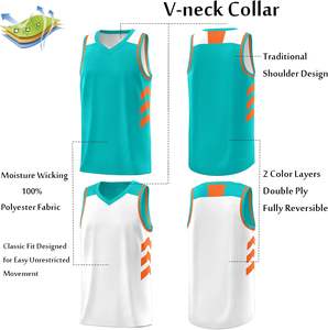 Uniforme de Baloncesto Transpirable Premium, Colores y Logotipo Personalizables OEM, Distribuidor Mayorista de Ropa Deportiva para Equipos - Product Image 5