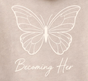 Sudadera con Capucha Beige de Algodón Suave Premium con Frases Motivadoras, Sudadera Unisex Estilosa para Comodidad y Moda Diarias - Product Image 3