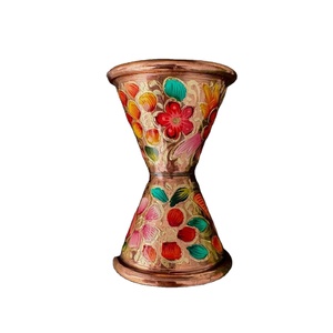 Jigger de Cócteles de Metal Pintado a Mano con Diseño Floral, Vaso Medidor de Doble Cara para Bar, Pub, Hotel y Uso Doméstico - Product Image 1