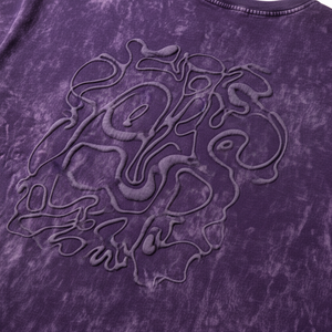 Camiseta de manga corta extragrande con efecto lavado ácido para hombre. Tejido de Punto Premium 100% Algodón 230g Transpirable con Serigrafía de Diseño Mineral Distintivo - Product Image 2