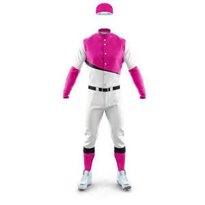 Conjunto de Uniforme de Béisbol Personalizado Unisex, Sublimado con Rayas, Transpirable, de Secado Rápido, Camiseta y Pantalones de Béisbol Lisos - Product Image 6