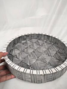 Nouveau plateau de service élégant en os naturel, écologique, jetable, de haute qualité, abordable, fait main et décoratif - Product Image 2