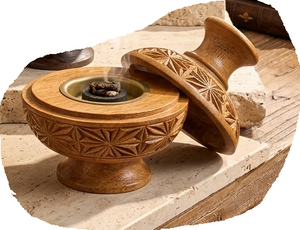 Quemador de Incienso de Cerámica Verde Vintage con Tapa, Diseño de Mezquita, Aroma a Oud, Hecho a Mano, Acabado de Alta Calidad, Personalizado, Marca A.B Handicraftly - Product Image 6