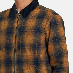 Wholesale <b>Men's</b> High Quality Eco-Friendly Windproof Winter <b>Flannel</b> Hooded Casual Plaid Streetwear <b>Jacket</b> - Product Image 4