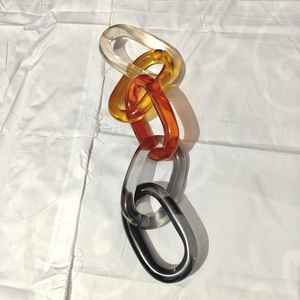 Cadena de Resina de Gran Tamaño, Eslabones de Resina Coloridos para Decoración de Paredes, Separador de Ambientes y Accesorios para Cortinas - Product Image 5