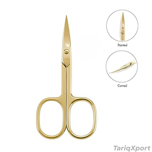 Ciseaux à ongles professionnels multi-usages, lame courbée tranchante en acier inoxydable, pour manucure, pédicure et soin des cuticules. - Product Image 5