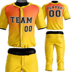 Ensemble uniforme de baseball unisexe pour adultes, vêtements de sport respirants, grandes tailles, design perlé, personnalisable OEM, vente en gros avec service OEM - Product Image 6