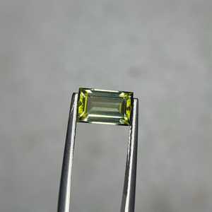 Turmalina Verde Natural, Gema Facetada Suelta para Joyería, Anillo, Colgante, Gema con Corte Cojín, Cristal - Product Image 6