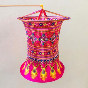 Hmong ethnic <b>light</b> lanterns <b>cheap</b> price brocade fabric lantern <b>lights</b> for outside & indoor - Product Image 2