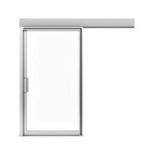 Système de porte coulissante automatique à une seule feuille en verre, durable et de haute qualité : Économe en énergie et fonctionnement silencieux - Product Image 4