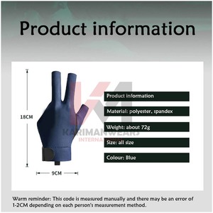 Guantes de Billar Premium para Control del Taco, Baja Fricción, Alto Rendimiento para Jugadores de Torneo, Venta al Por Mayor OEM - Product Image 6