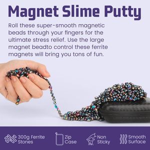 Bolas Magnéticas de 1.26 Pulgadas, Juguete Magnético para Escritorio, Slime Magnético, Masilla de Ferrita, Perlas de Hematita, Piedras Magnéticas, Huevos, Fidget Spinners - Product Image 4