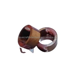 Servilleteros de madera con forma cuadrada bellamente hechos a mano, decoración duradera para el hogar para Navidad - Product Image 5