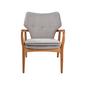 Sillón Moderno de Madera de Teca Premium con Cojín de Espuma Ecológica Impermeable y Asiento Relajado - Product Image 2