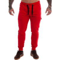 Pantalon de jogging évasé pour homme en coton, style streetwear ample et décontracté, avec motif DTG effet délavé, coupe baggy, effet acide