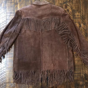 Chaqueta de Cuero con Flecos de Ante, Estilo de Moda Invernal, Chaqueta de Cuero de Ante Personalizada para Mujer con Flecos, del Mejor Fabricante - Product Image 3