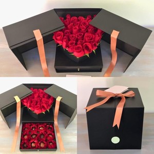 Caja Magnética de Cartón de Lujo con Logotipo Personalizado TH CBB-574, Caja de Regalo Sorpresa con Cajón para Flores y Rosas, para San Valentín, Bodas, Cumpleaños - Product Image 3
