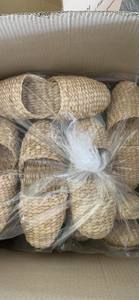 Sandales de luxe en jacinthe d'eau, pantoufles tissées à la main pour les vacances, chaussures écologiques en fibres naturelles pour les clients du monde entier - Product Image 2