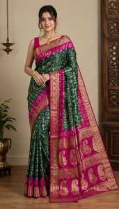 Nuevo lanzamiento: Estilo cultural indio Bandhani con trabajos Zari - Product Image 4
