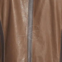 Jaket Kulit Kasual Pria Berkualitas Tinggi Logo Depan Layanan OEM MOQ Rendah Kedatangan Baru Musim Dingin
