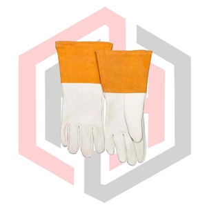 ถุงมือเชื่อม TIG หนังแพะ/หนังวัว ทนทาน รับแรงกระแทกสูง ป้องกันการฉีกขาด ป้องกันการบาด ป้องกันไฟ ป้องกันความร้อน หนา 11 ออนซ์/8 ออนซ์ - Product Image 3