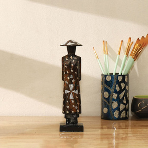 Meilleure qualité laque art laque statue divers modèles formes laqué statues figurines - Product Image 1