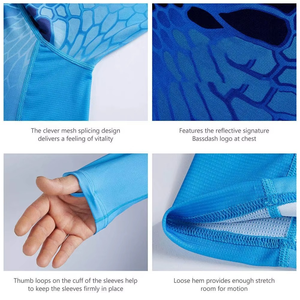 Chemise de pêche à manches longues en polyester, protection UV, impression par sublimation, logo personnalisé, fournisseur en gros - Product Image 5