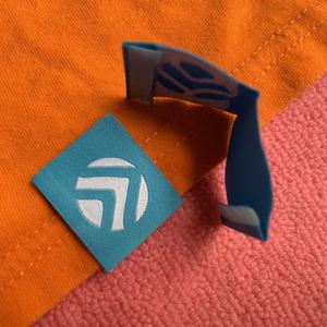 High Density Woven Laser Cut <b>Edge</b> Hem Labels Book Fold Bottom Hem Tags Handmade Sewing Labels Low MOQ TITAN TREAD WEAR Garments - Product Image 2