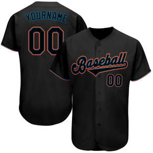 Camiseta Deportiva Personalizada de Béisbol con Sublimación OEM, 100% Poliéster, Cierre de Botones, Nombre y Número del Equipo - Product Image 1