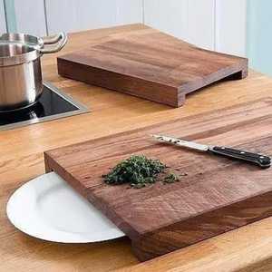 Planche de service rectangulaire en bois avec incrustation de résine blanche, artisanale, plateau à charcuterie en bois dur de qualité supérieure, plateau à fromage, ustensiles de cuisine - Product Image 4